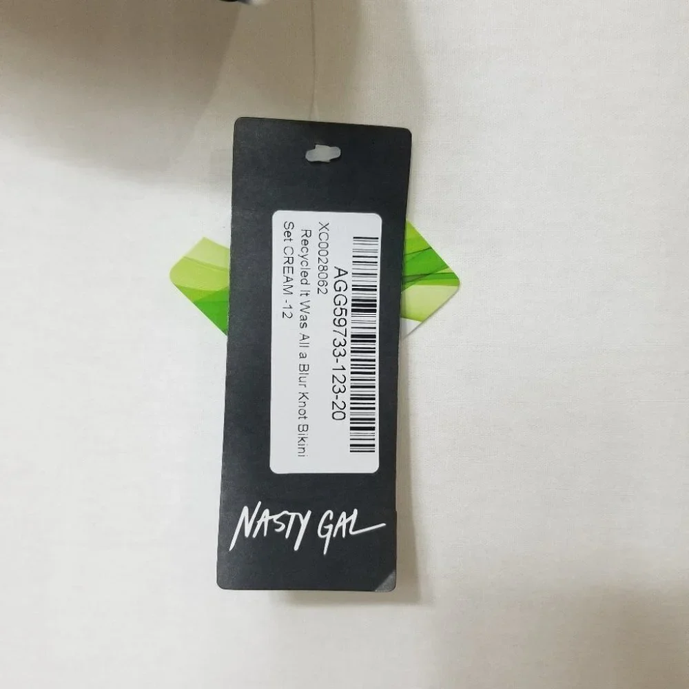 Nasty gal it was all a blue bikini top